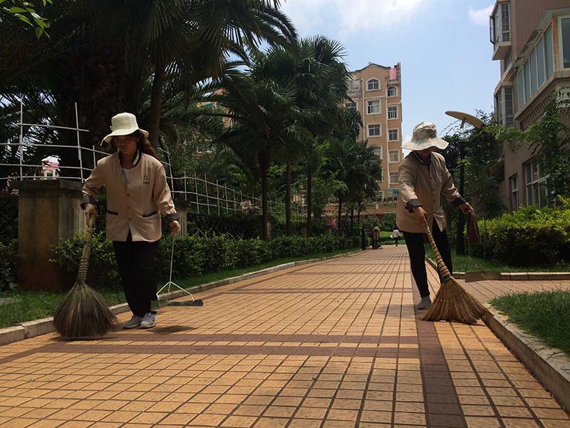 物業(yè)園區(qū)道路高效清掃就選圣倍諾電動掃地車